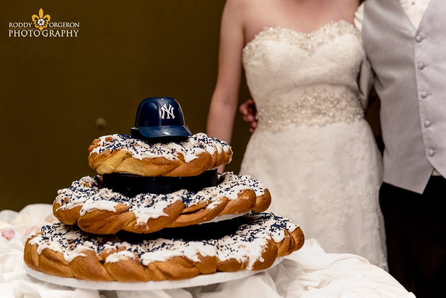 New York Yankees grooms cake