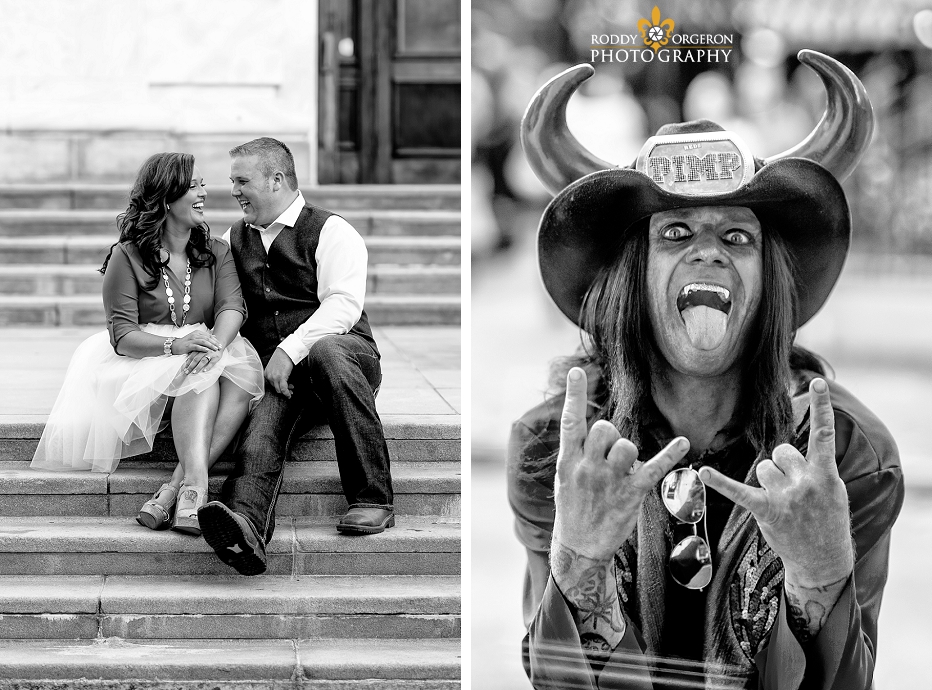 Engagement session in French Quarter New Orleans