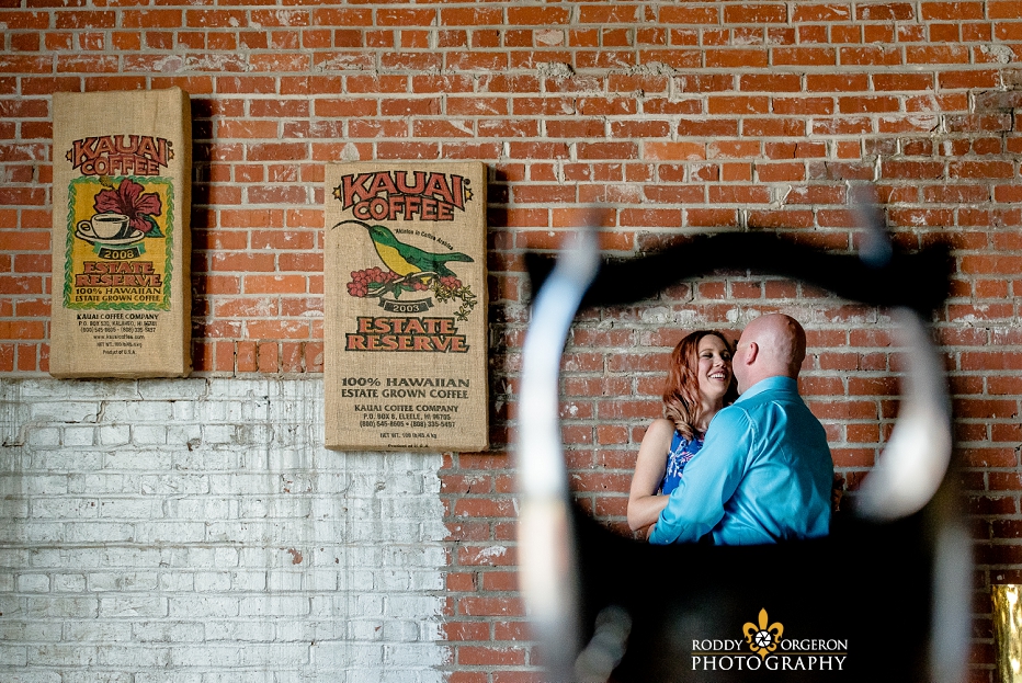 lafayette engagement session at the Lofts