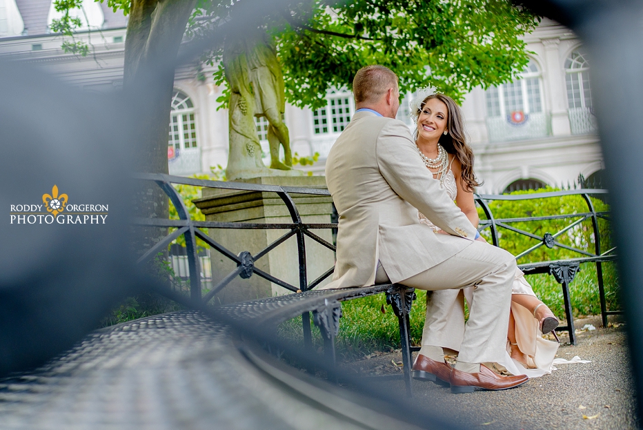New Orleans Engagement session in Jackson Square