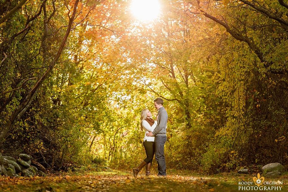 New Hampshire engagement session in the park