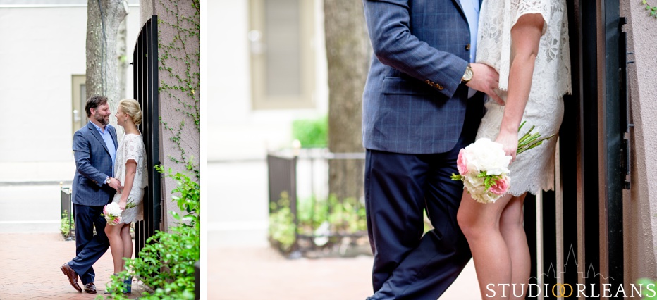 New Orleans Elopement at in the French Quarter