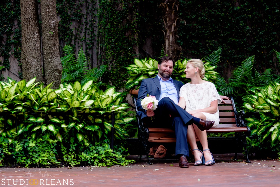 New Orleans Elopement in the streets of the French Quarter 