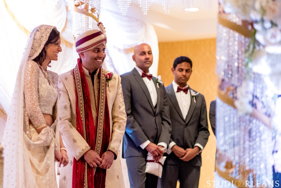 Indian wedding ceremony at the Roosevelt hotel in New Orleans