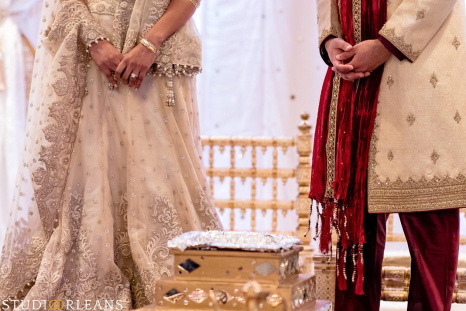 Indian wedding ceremony at the Roosevelt hotel in New Orleans
