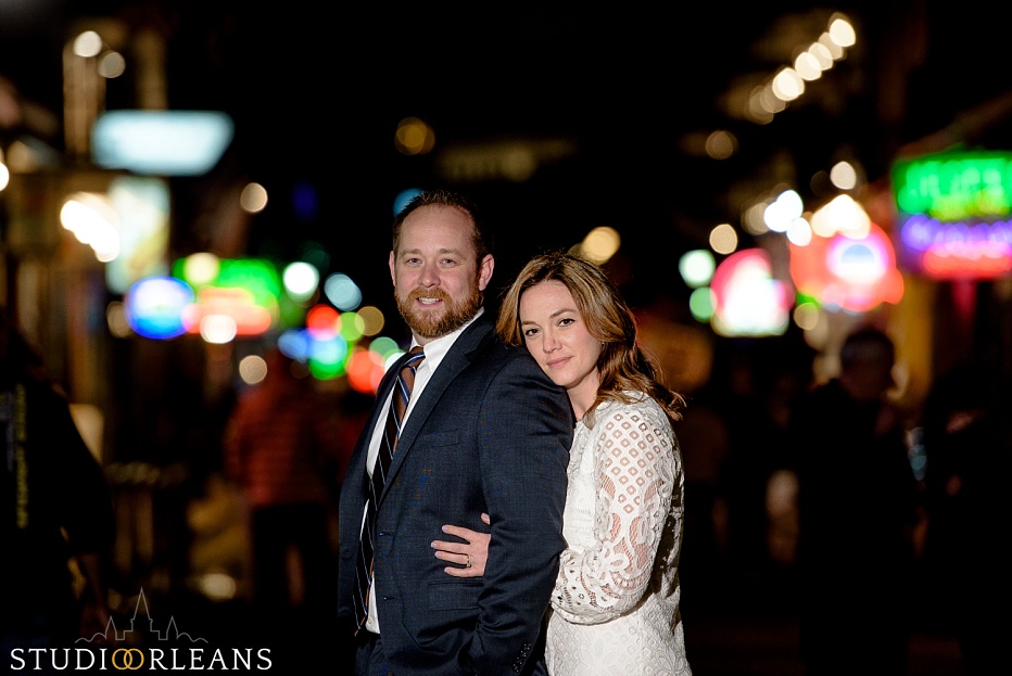 New Orleans Engagement Session on Bourbon Street