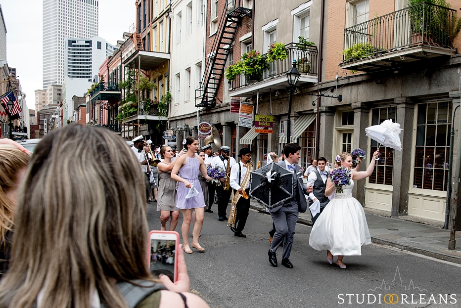 House of Blues wedding - second line in New Orleans - Same sex wedding in New Orleans