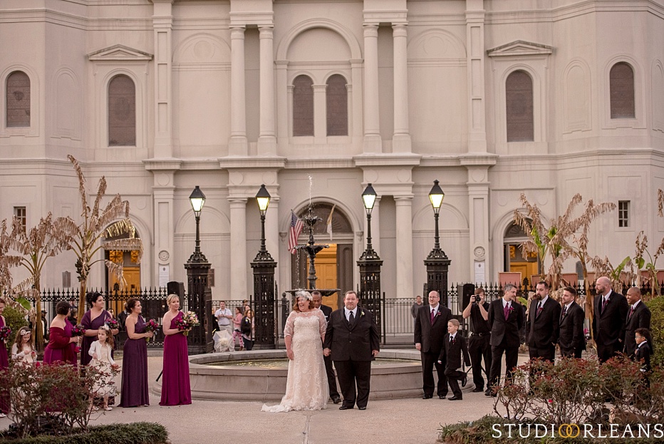 Jackson Square wedding ceremony