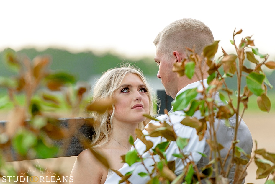 Portraits of the bride and groom at the Berry Barn