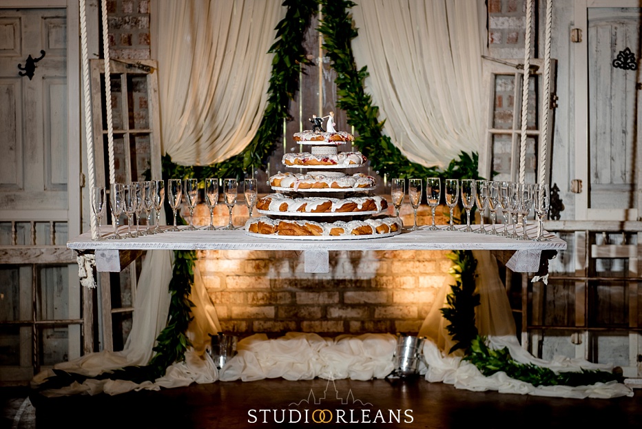 Checkout this beautiful cake hanging at the Berry Barn